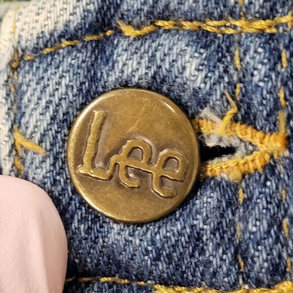 Vintage LEE High-Rise Mom Jeans Womens 4/5 28x28 Blue - Picture 6 of 16